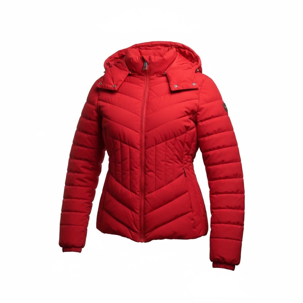 Guess Red Puffer Jacket